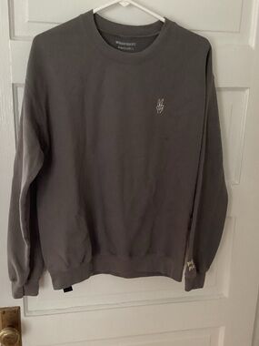 Woodward Peace Sign Crewneck Sweatshirt - Charcoal